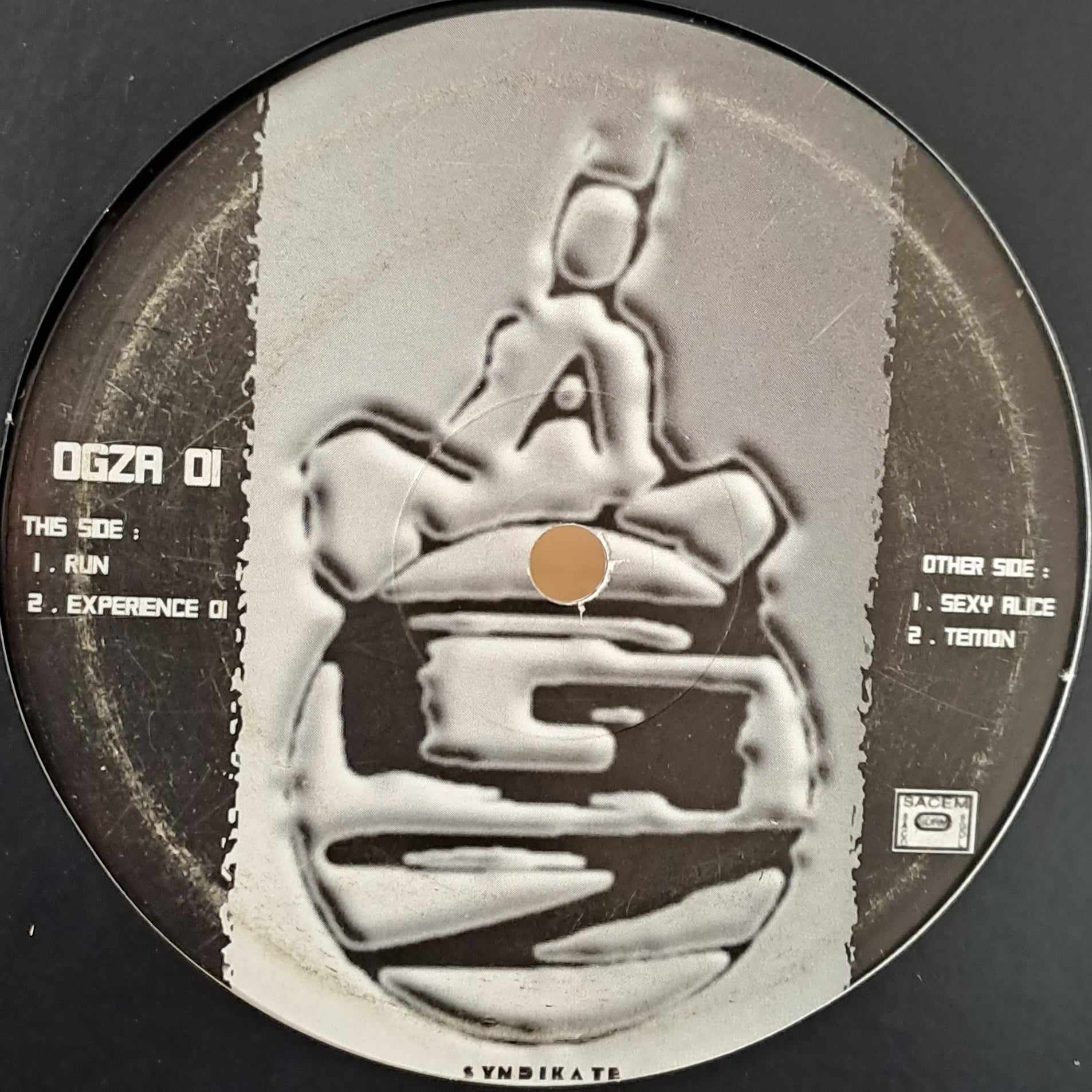 Ogza 01 - vinyle freetekno